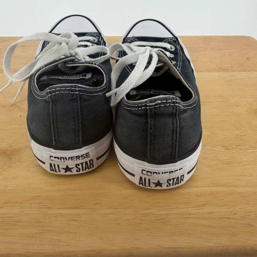 Converse Chuck Taylor All Star Womens 7 Black Low Top Ox Sneakers Classic School - Picture 6 of 7